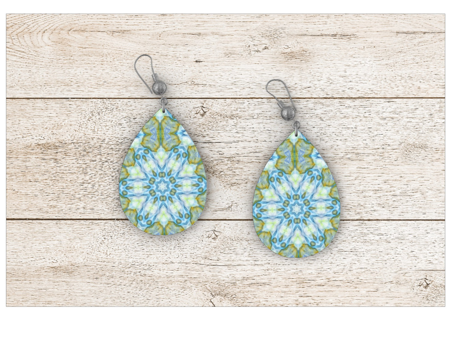 Tie Dyed Kaleidoscope Earrings