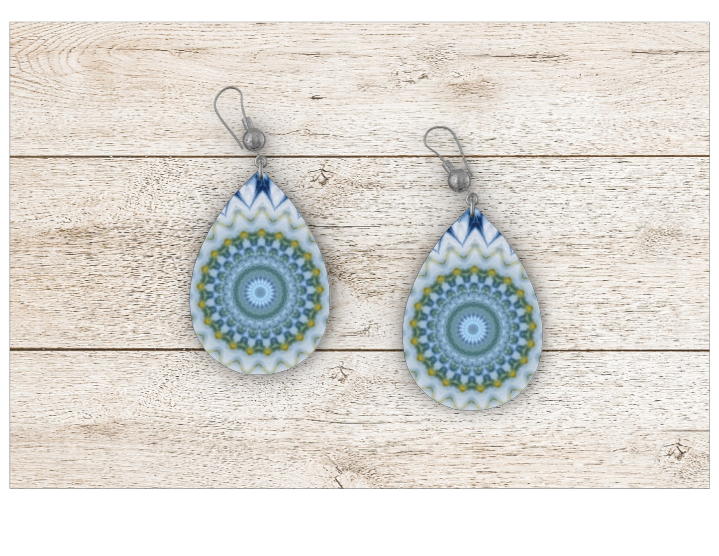 Tie Dyed Kaleidoscope Earrings