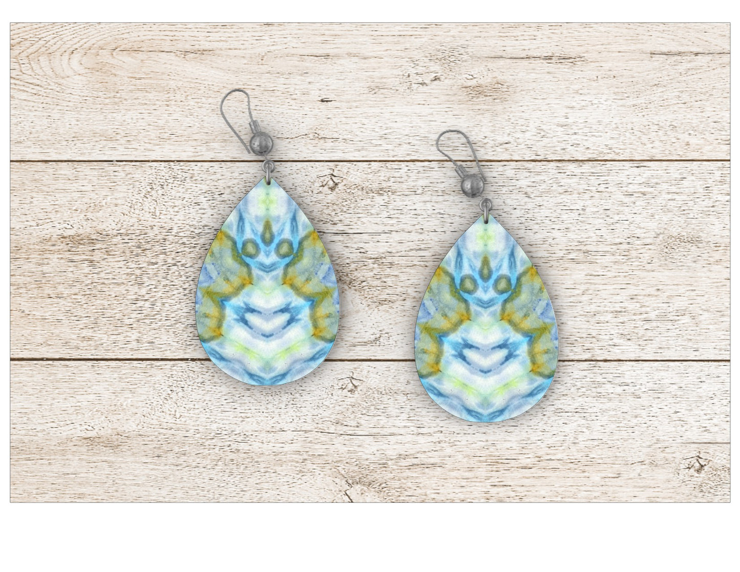 Tie Dyed Kaleidoscope Earrings