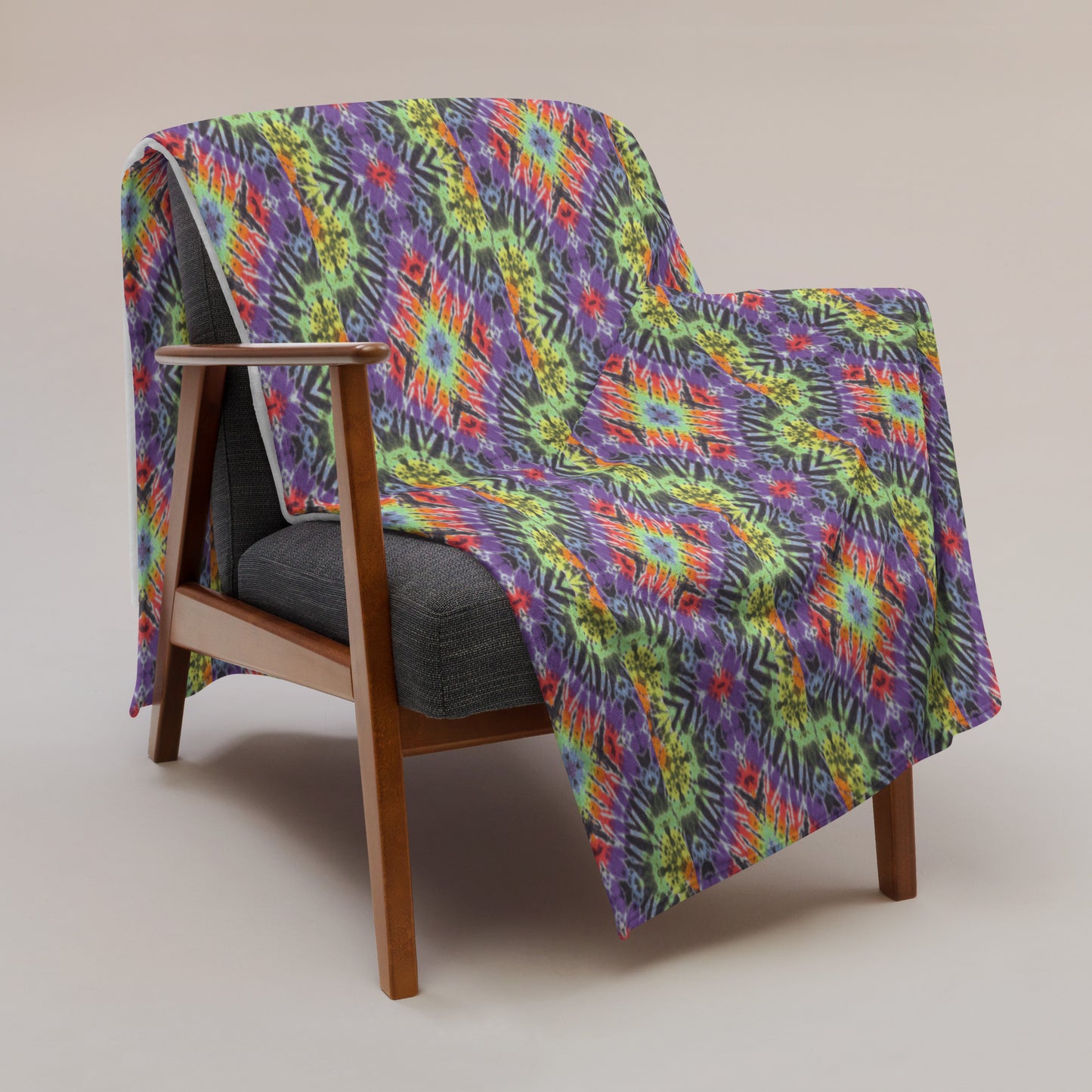 Rainbow Nova Throw Blanket