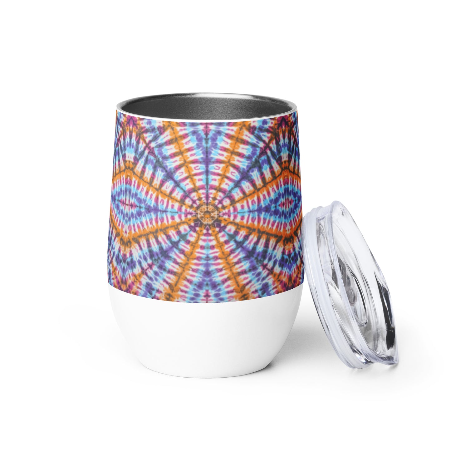Radio Wave Wine Tumbler