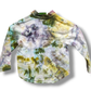 3t Upcycled Long Sleeve Button Down Ice Dye