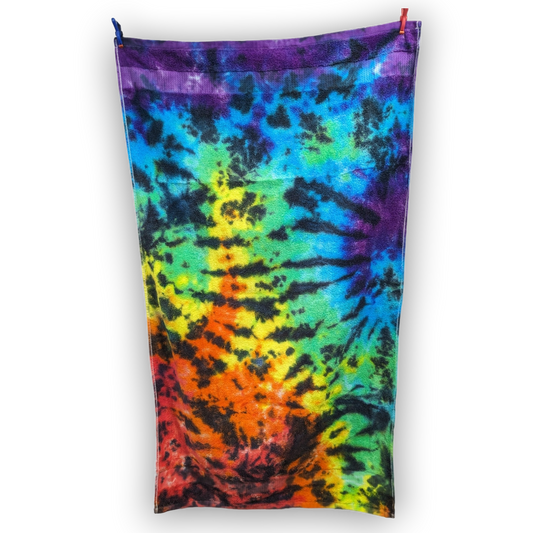 Rainbow Galaxy Beach Towel