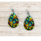 Beautiful Butterfly Stained Glass Earrings