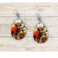 Cow Stained Glass Earrings