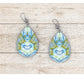 Tie Dyed Kaleidoscope Earrings