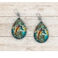 Seahorse Stained Glass Earrings