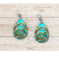 Turtle and Tortoise Stained Glass Earrings