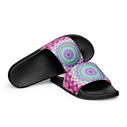 Women's Slides-Carnival Kaleidoscope