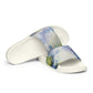 Women's slides-Blue and Green Ice Dye