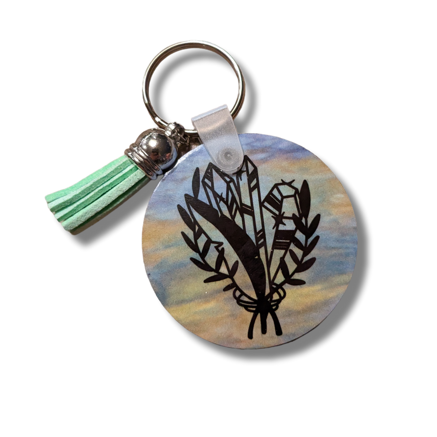 Mystical Feathers Keychain