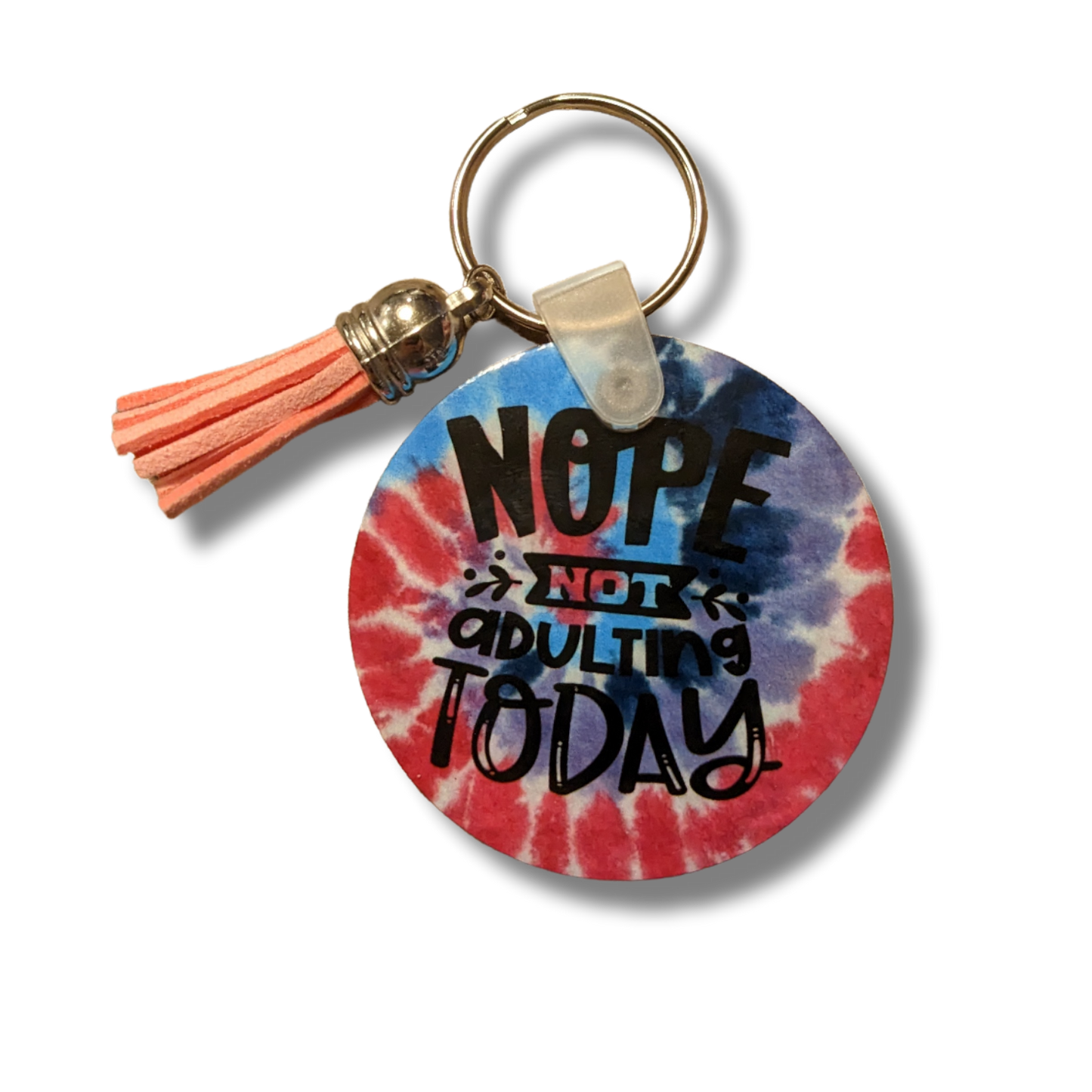 Nope! Not Adulting Keychain