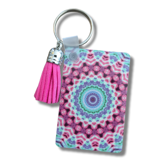 Carnival Mandala Kaleidoscope Keychain