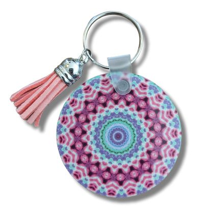 Carnival Mandala Kaleidoscope Keychain