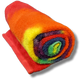Rainbow Spiral Beach Towel