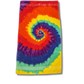 Rainbow Spiral Beach Towel