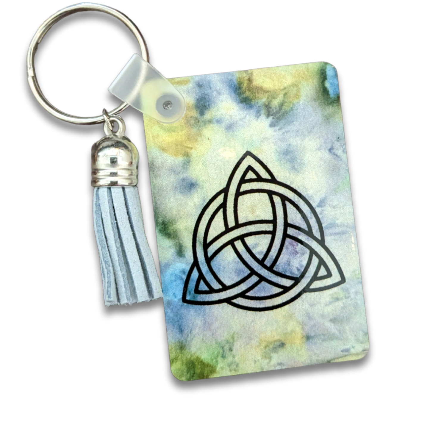 Triquetra Celtic Knot Keychain