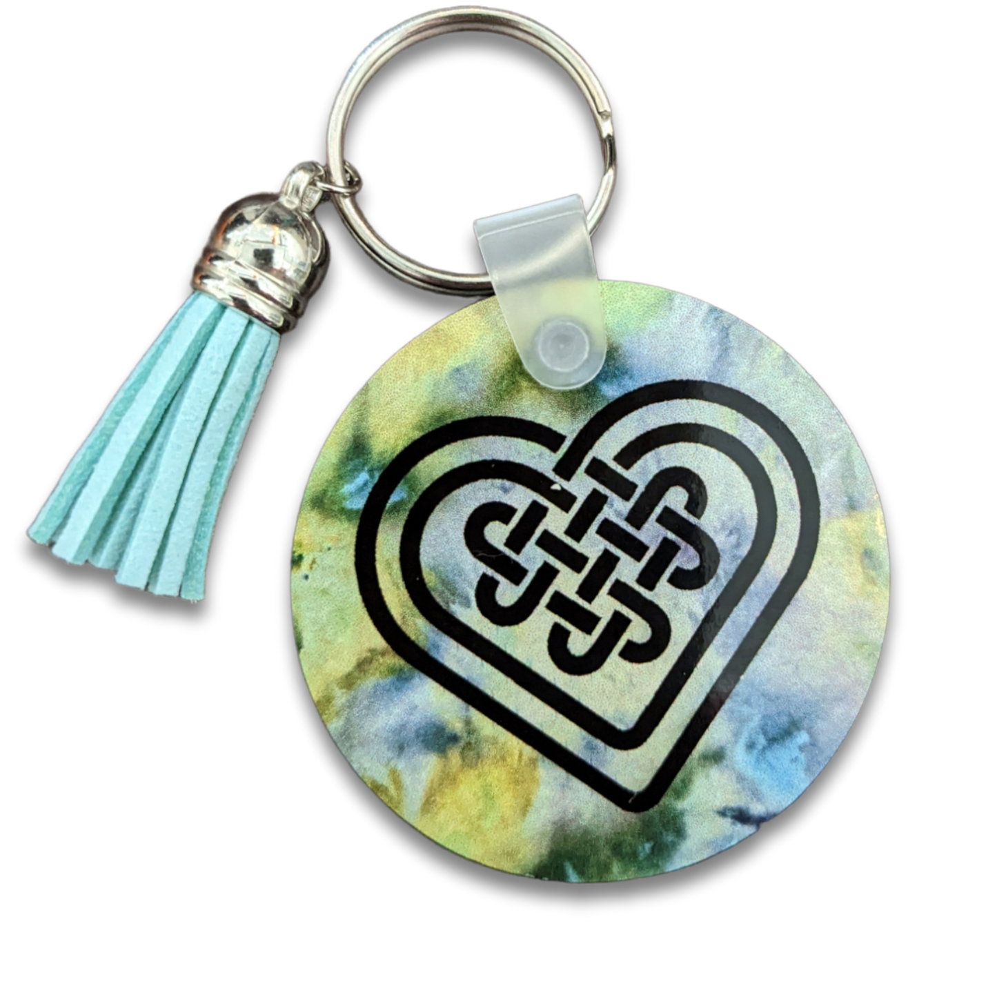Celtic Heart Knot Keychain
