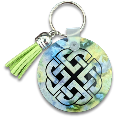 Celtic Square Knot Keychain