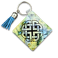 Celtic Square Knot Keychain