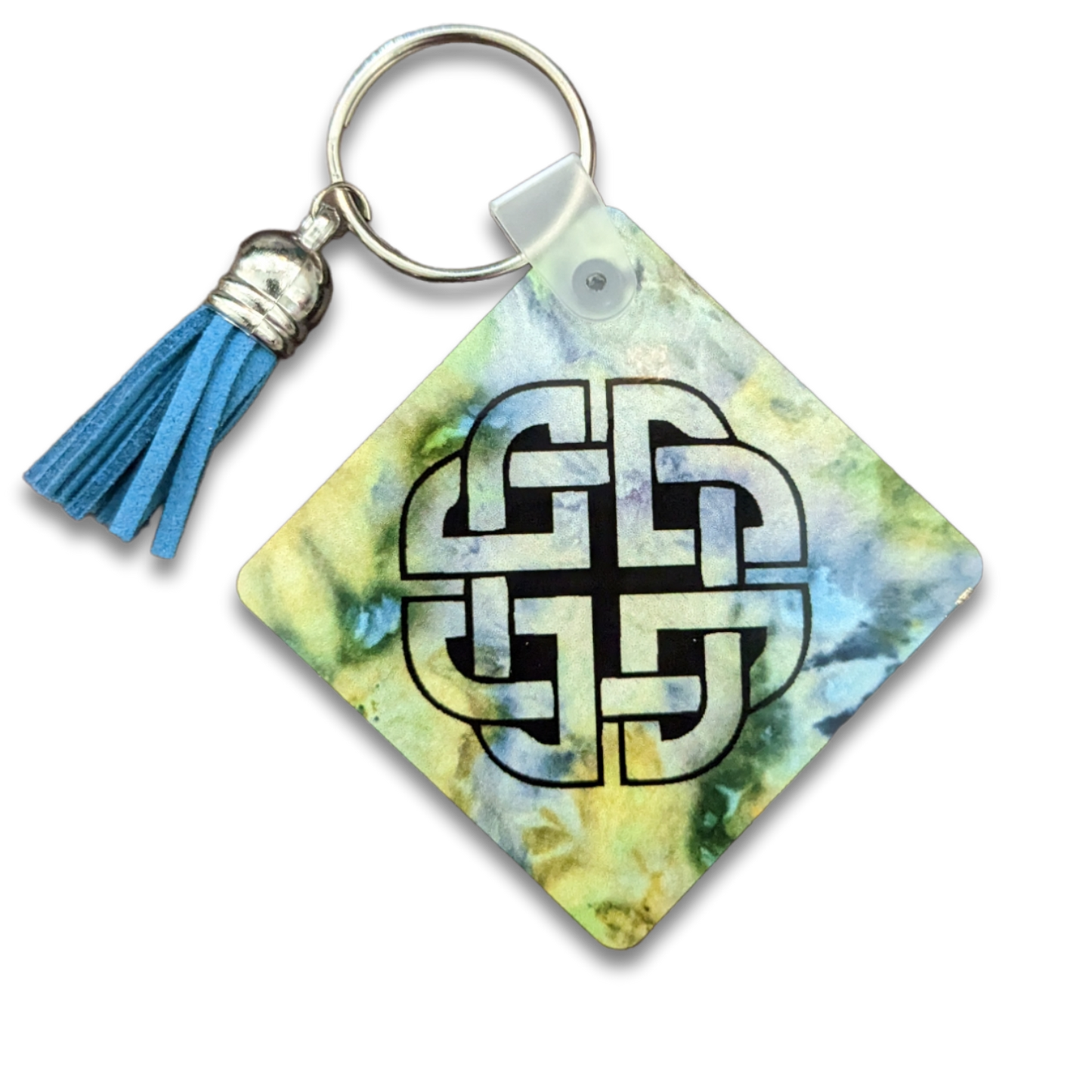 Celtic Square Knot Keychain