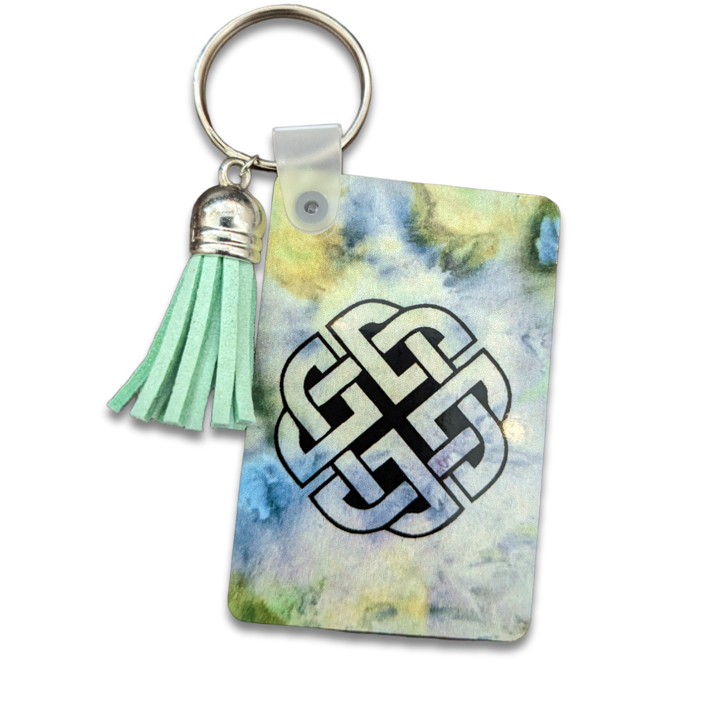 Celtic Square Knot Keychain