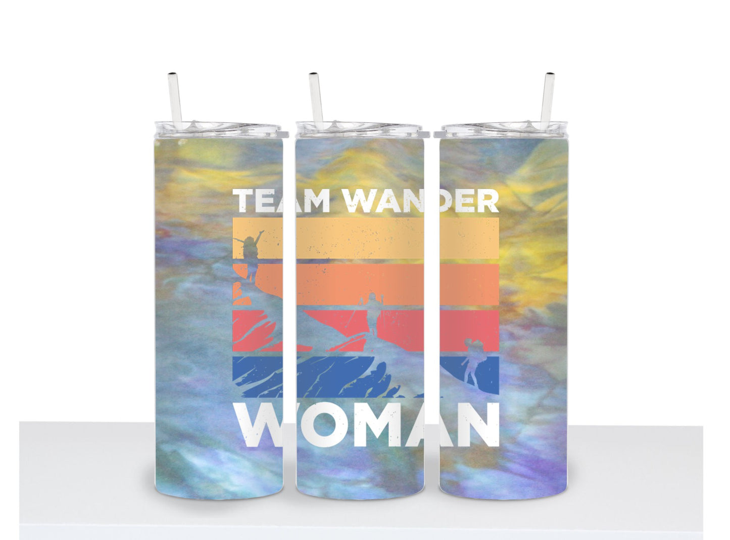 Team Wander Woman 20 oz. Skinny Tumbler