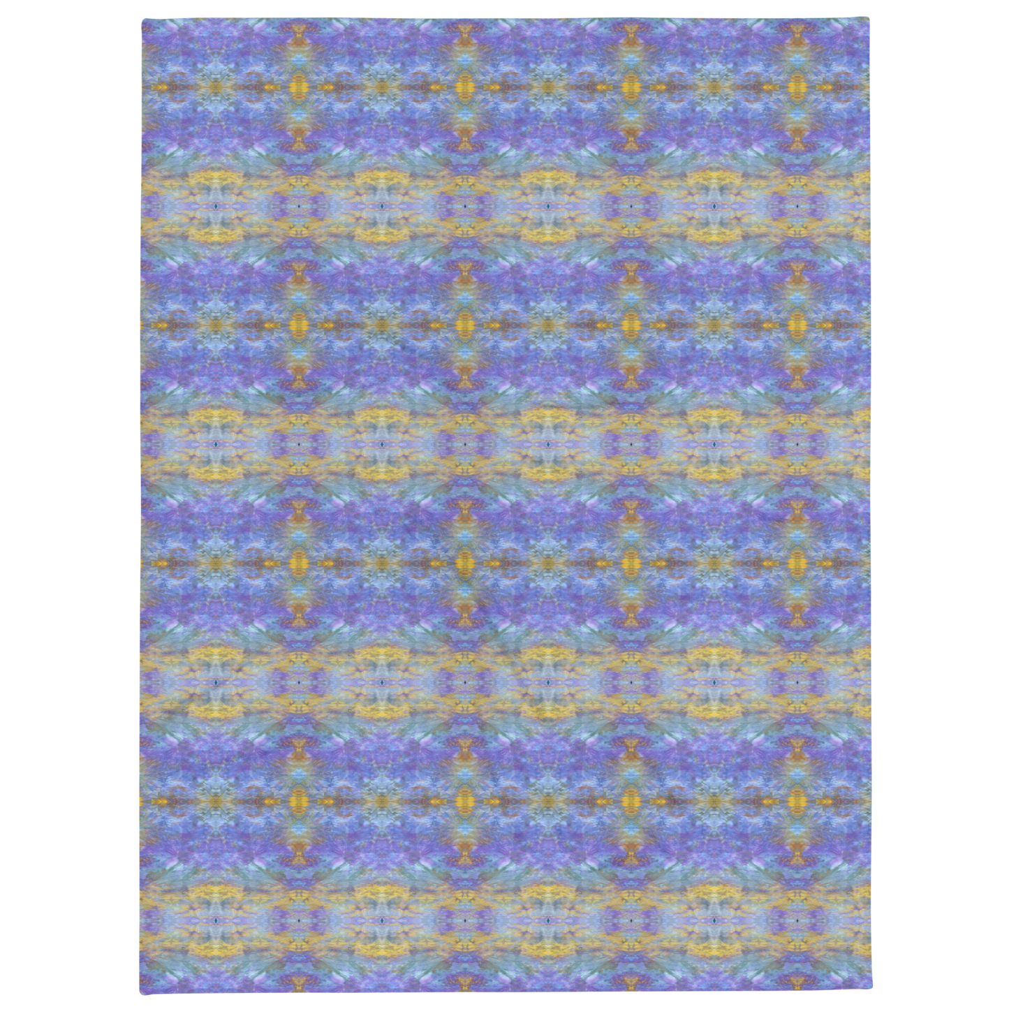 Purple Kaleidoscope Throw Blanket
