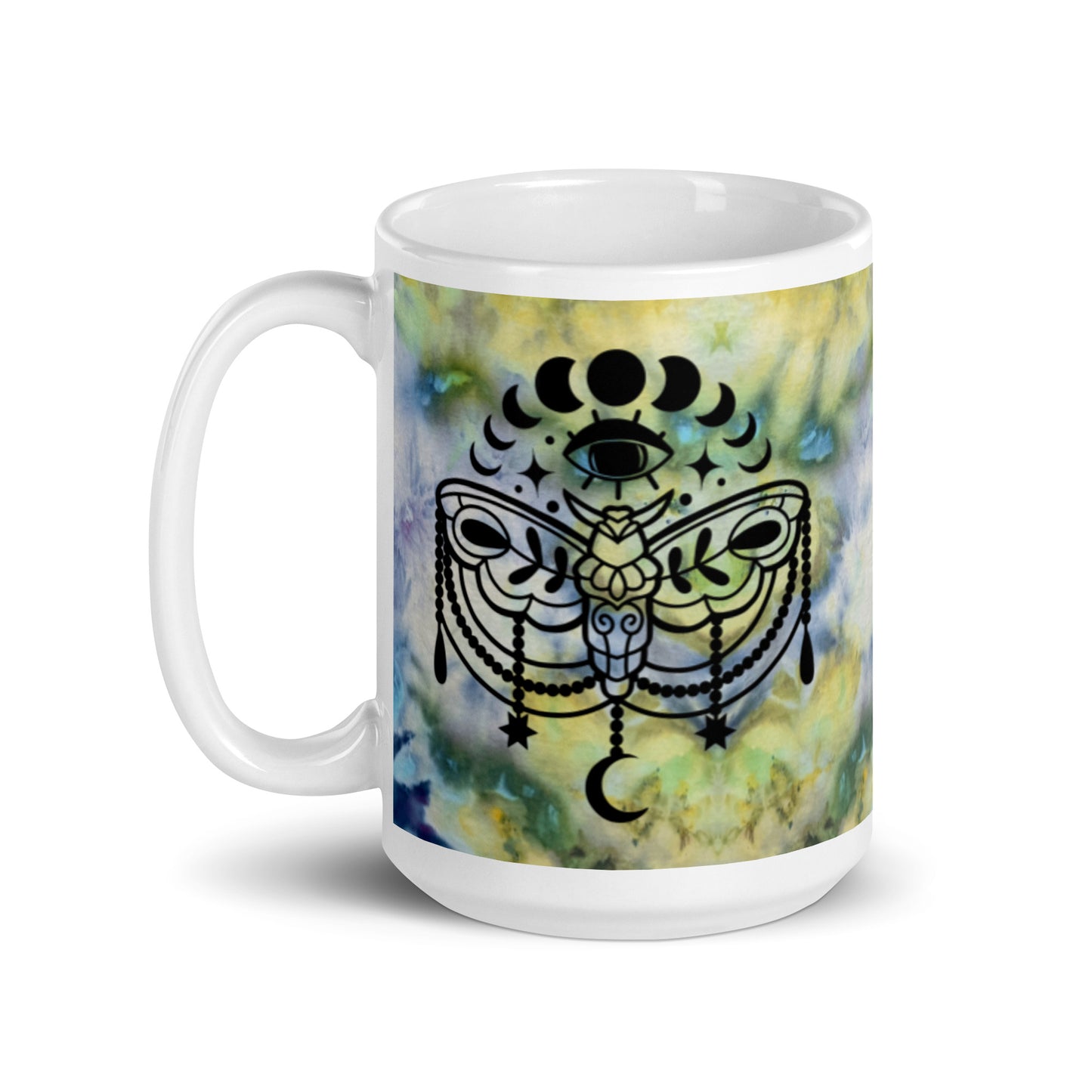 Magical Luna Moth Moon Phases Coffee Mug