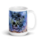 Magical Moody Skull and Roses Coffee Mug